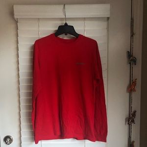 Red Patagonia Long sleeve t-shirt. Worn once